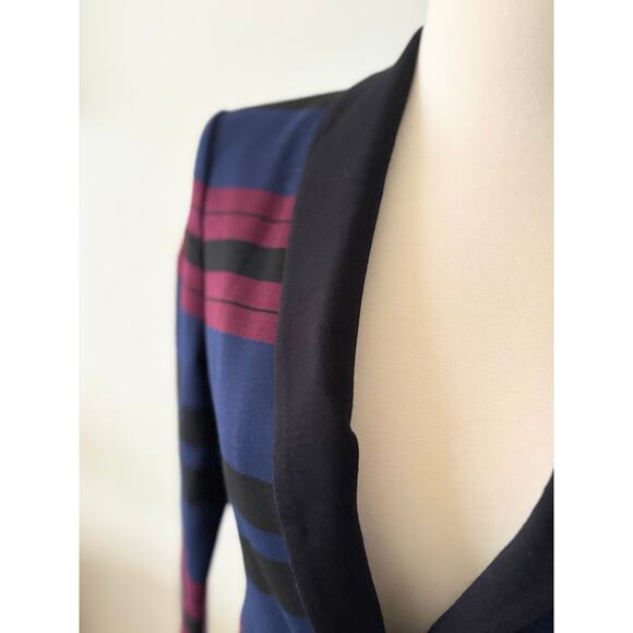 BCBGMAXAZRIA Striped Knit Blazer Size XS - Picture 2 of 8